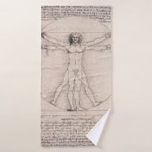 Vitruvian ManVitruvian Man, Leonardo da Vinci Badhanddoek (Badhanddoek)