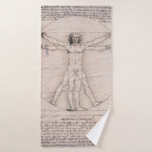 Vitruvian ManVitruvian Man, Leonardo da Vinci Badhanddoek