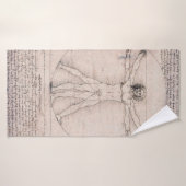 Vitruvian ManVitruvian Man, Leonardo da Vinci Badhanddoek (Badhanddoek)