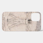 Vitruvian ManVitruvian Man, Leonardo da Vinci Case-Mate iPhone Case (Achterkant (horizontaal))