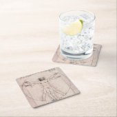 Vitruvian ManVitruvian Man, Leonardo da Vinci Kartonnen Onderzetters (Insitu)