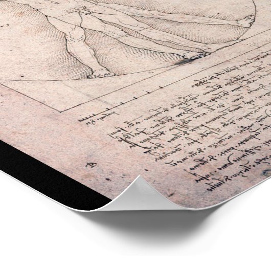 Vitruvian ManVitruvian Man, Leonardo da Vinci Poster (Hoek)