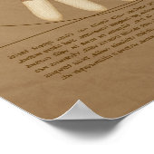 Vitruvian Monkey Poster (Hoek)