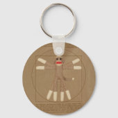 Vitruvian Monkey Sleutelhanger (Voorkant)