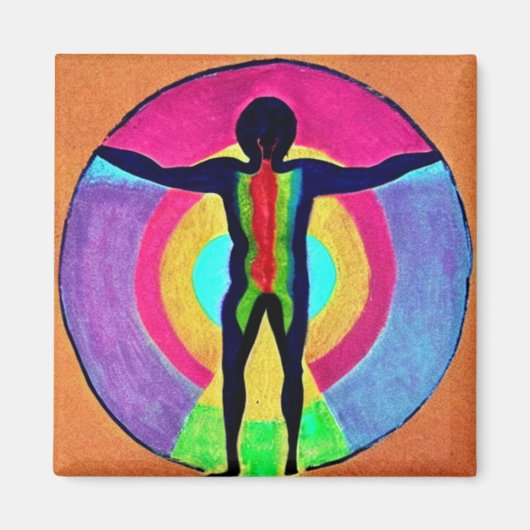 Vitruvian People II Magneet (Voorkant)
