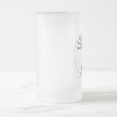 Vitruvian Skeleton Matglas Bierpul (Center)