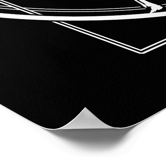 Vitruvian Skeleton Poster (Hoek)