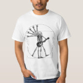 Vitruvian Skeleton T-shirt (Voorkant)