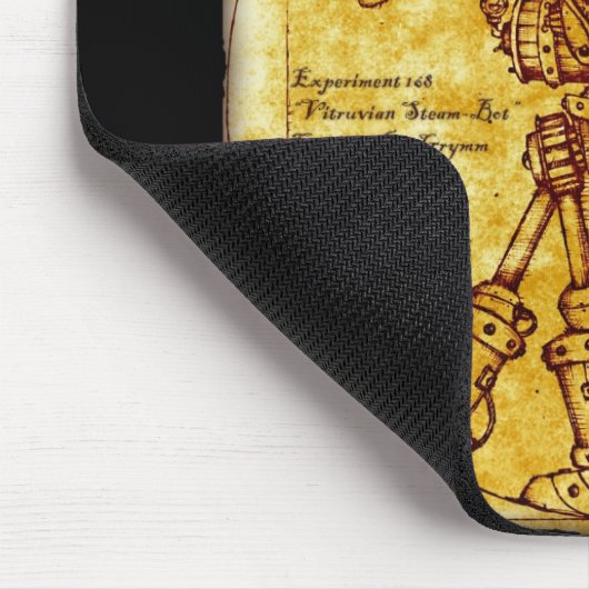 Vitruvian Steam-Bot Muismat (Hoek)