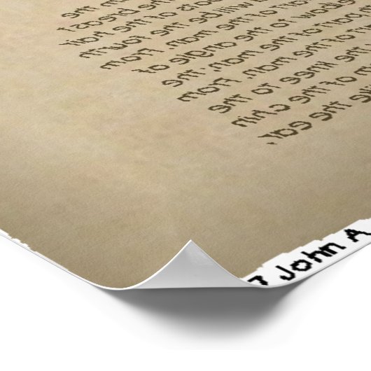 Vitruvian Stickman Poster (Hoek)