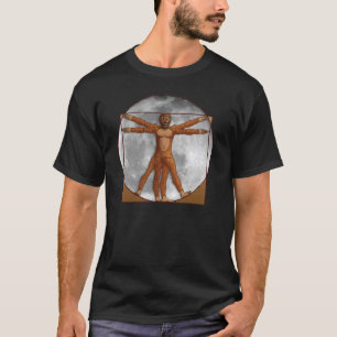 Vitruvian Wolfman T-shirt
