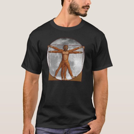 Vitruvian Wolfman T-shirt (Voorkant)