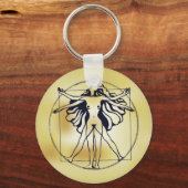 Vitruvian Woman Sleutelhanger (Voorkant)