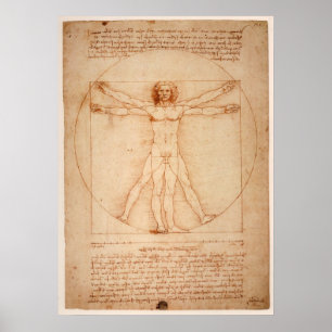 Vitruviano-Man Poster