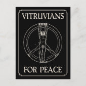 Vitruvians for Peace Briefkaart (Voorkant)