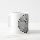 Vitruvius Man Koffiemok (Voorkant links)