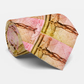 Vitruvius Man (Vitruvius: De architectura) Stropdas (Opgerold)