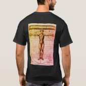 Vitruvius Man (Vitruvius: De architectura) T-shirt (Achterkant)