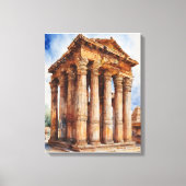 Vittala Tempel van Muzikale Pijlers I Canvas Afdruk (Voorkant)