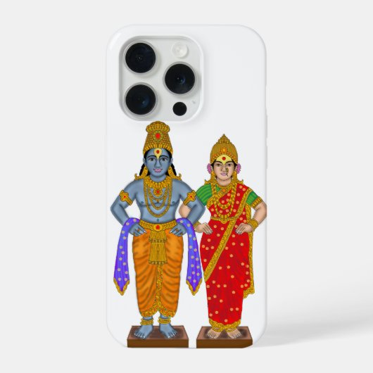 Vitthal Rukhmini telefoonhoesje iPhone Hoesje (Achterkant)