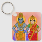 Vitthal Rukmini Keychain (Voorkant)