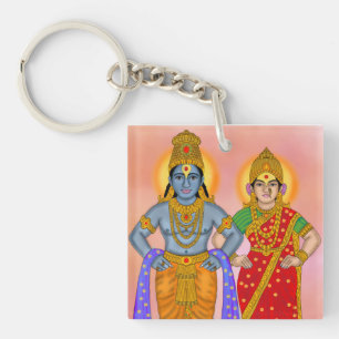 Vitthal Rukmini-sleutelhanger Sleutelhanger