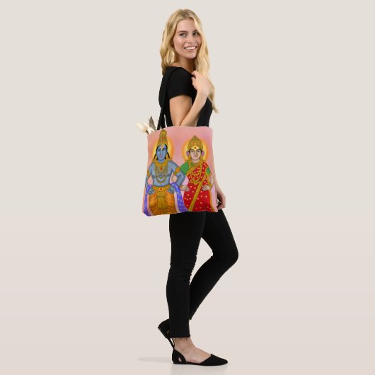 Vitthal Rukmini Tote Bag (Op model)