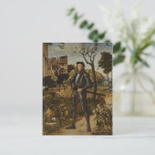 Vittore Carpaccio - Jonge ridder in een landschap Briefkaart (Staand voorkant)
