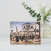 Vittore Carpaccio-Repatriëring van ambassadeurs Briefkaart (Staand voorkant)
