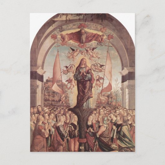 Vittore Carpaccio- verglazing van St. Ursula Briefkaart (Voorkant)