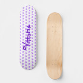 Vittoria in Paars Persoonlijk Skateboard (Voorkant)