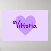 Vittoria in Paars Poster (Voorkant)