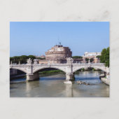 Vittorio Emanuele II-brug en Sant'Angelo-kasteel Briefkaart (Voorkant)