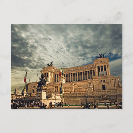 Vittorio Emanuele monument Briefkaart (Voorkant)