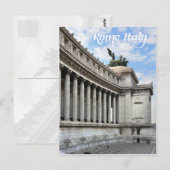Vittorio Emanuele monument in Rome, Italië Briefkaart (Voorkant / Achterkant)