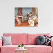 Vittorio Reggianini - De gitaar: Canvas Art Print (Insitu (Woonkamer))