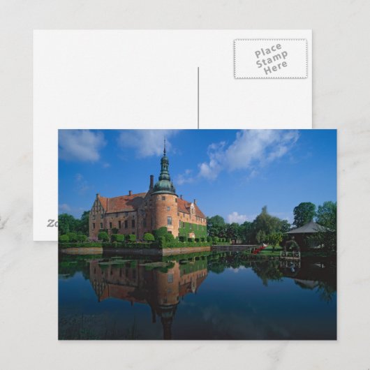 Vittskovle Castle, Skane, Zweden Briefkaart (Voorkant / Achterkant)