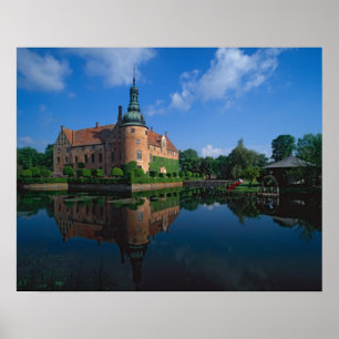 Vittskovle Castle, Skane, Zweden Poster