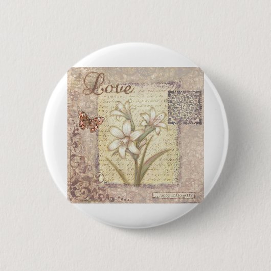 VIV20 Word 1 Love.tif Ronde Button 5,7 Cm (Voorkant)