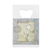 VIV21 Word 2 Cherish.tif Creditkaart Flessenopener (Achterkant)