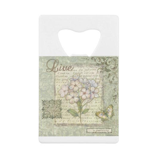 VIV23 Word 4 Live.tif Creditkaart Flessenopener (Voorkant)