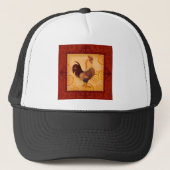 VIV53 Rooster 1.tif Trucker Pet (Voorkant)