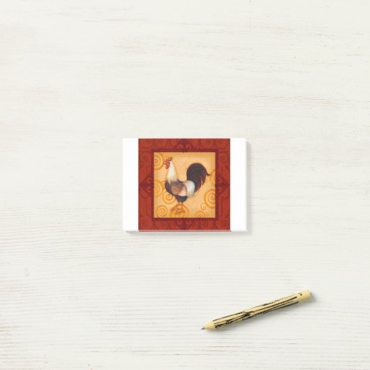 VIV54 Rooster 2.tif Post-it® Notes (Op bureau)