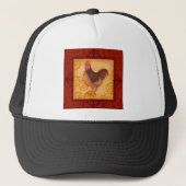 VIV55 Rooster 3.tif Trucker Pet (Voorkant)
