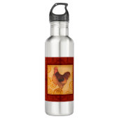 VIV55 Rooster 3.tif Waterfles (Voorkant)