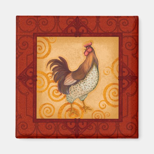 VIV56 Rooster 4.tif Magneet (Voorkant)
