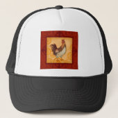 VIV56 Rooster 4.tif Trucker Pet (Voorkant)