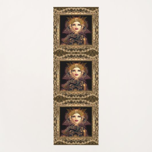 Viv Cool Cyborg Babe Modern Yogamat (Voorkant)