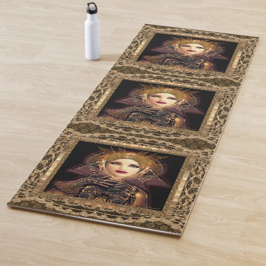 Viv Cool Cyborg Babe Modern Yogamat (In situ)