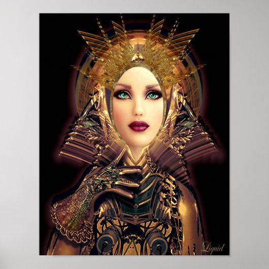 Viv Cyborg Print (Voorkant)